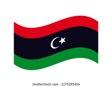 libya flag vector
