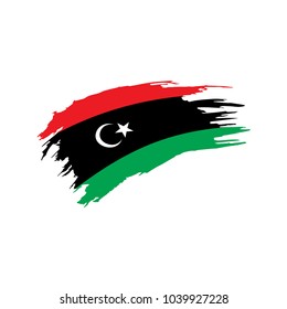 Libya flag, vector illustration