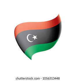 Libya flag, vector illustration