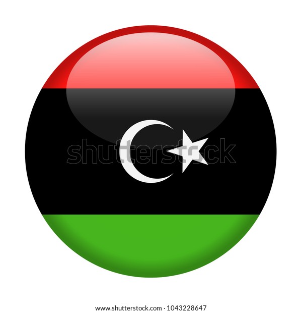 Libya Flag Vector Round Icon Illustration Stock Vector (Royalty Free ...