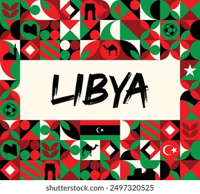Libyen Independence Day Banner Design