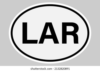 Libya international vehicle registration code