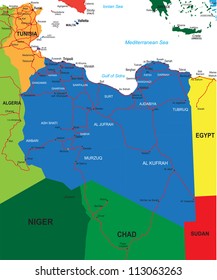 Libya map