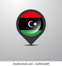 Libya Map Pin