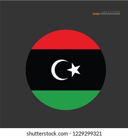 Libya national flag background texture.vector illustration.