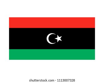 Libya Square Flag