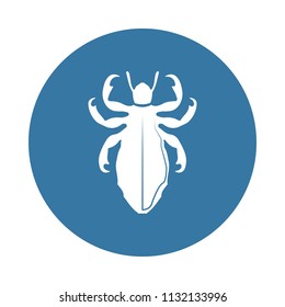 lice icon. Element of insect icons for mobile concept and web apps. Badge style lice icon can be used for web and mobile apps