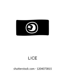 Lice icon. Lice symbol design from Diseases collection. Simple element vector illustration on white background.