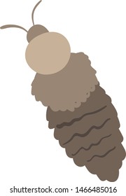 Lice, illustration, vector on white background.
