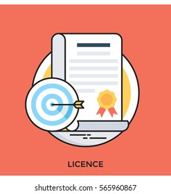 Licence Vector Icon