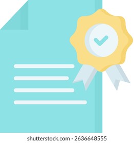 License Agreement Icon Element For Design