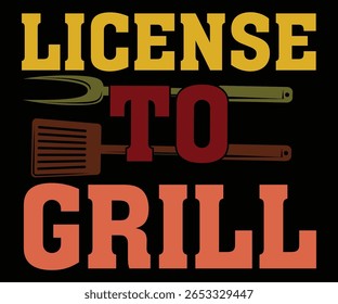 Licença para Grill T-shirt, Churrasco, Cozinha Svg, Design de churrasco, Festa de churrasco, Aspas engraçadas do churrasco, Arquivo de corte para o cricut