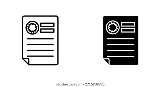 Design-Kollektion für Lizenzsymbole. Vektorzeichen und Symbol für UI-Designs