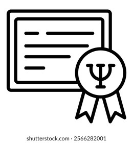 License Icon Element For Design