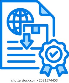 License Icon Element For Design