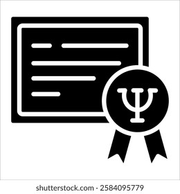 License Icon Element For Design