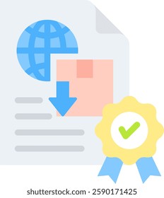 License Icon Element For Design