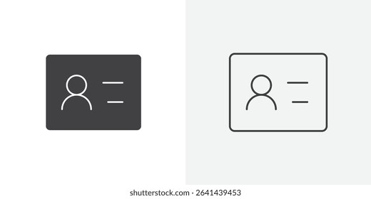 License icon Line graphics illustration
