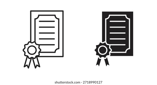 Icono de la Licencia para el App móvil, diseños editables