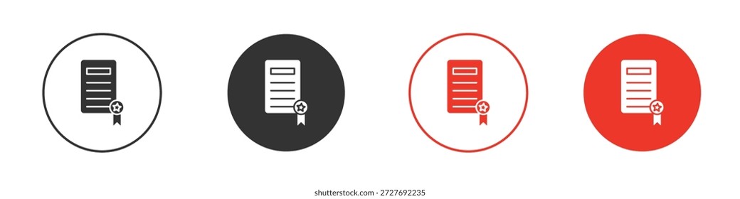 símbolo de icono de Licencia. Diseño simple y plano para Web o App móvil. Logotipo de Ilustración vectorial mínima.