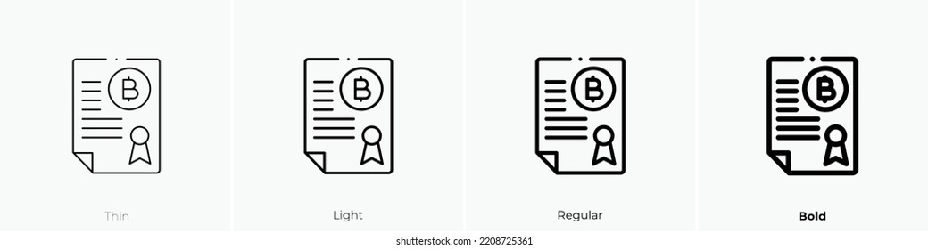 Lizenzsymbol. Thin, hellrosa und feines Design einzeln auf weißem Hintergrund