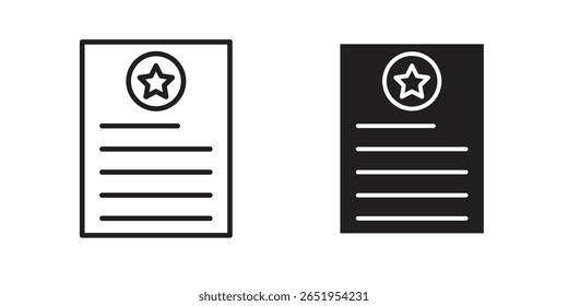 Vetor de ícone de licença, Símbolo, ilustrações de logotipo