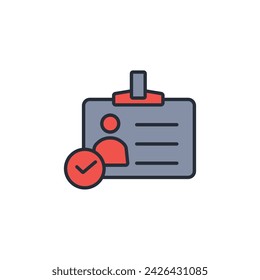 license icon. vector.Editable stroke.linear style sign for use web design,logo.Symbol illustration.