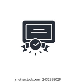 license icon. vector.Editable stroke.linear style sign for use web design,logo.Symbol illustration.