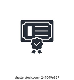 Icono de Licencia. Vector.Trazo editable.Símbolo de estilo lineal para usar Diseño web,logotipo.Ilustración de símbolo.