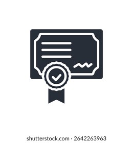 license icon. vector.Editable stroke.linear style sign for use web design,logo.Symbol illustration.
