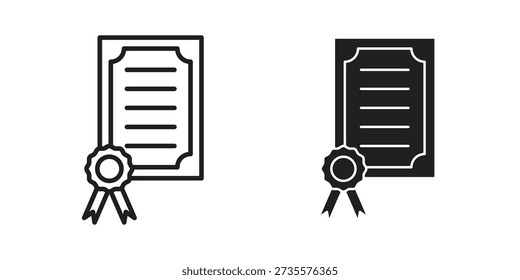 License icons Concepts. black solid and line stroke designs for web and app use