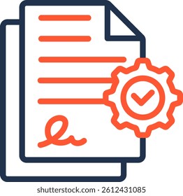 License Management Icon Color Line Vector Illustration