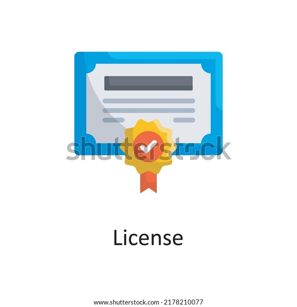 License vector flat Icon Design\
illustration. Medical Symbol on White background EPS 10\
File
