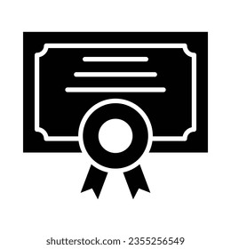 License Vector Glyph Icon For Personal And Commercial Use.
