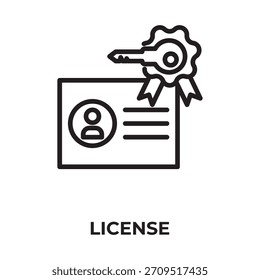 Licencia Vector, Icono O Logotipo Signo Ilustración De Símbolo Aislado