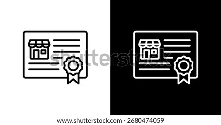 License White Icon Set Design