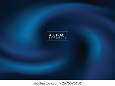 Licensed Abstract Swirl Background Deep Blue Gradient Texture for Design Projects vector
