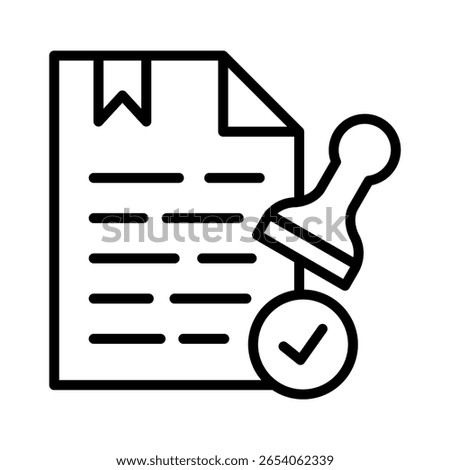 Licensing Icon Element For Design