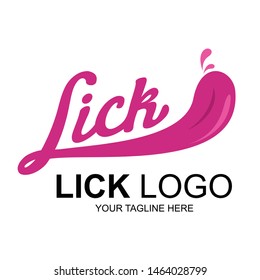 LICK Logo Design with Creative Modern Trendy Typography