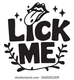 LICK ME graphic design for ICE-CREAM lovers