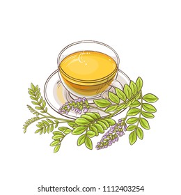 licorice tea illustration