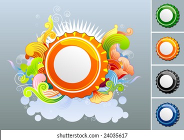 Lid beer vector illustration