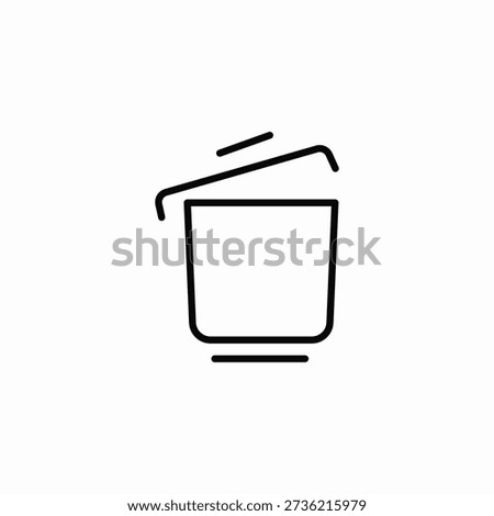 lid can icon sign vector