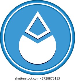 Lido dao-ldo cryptocurrency logo illustrations on abstract background. 3d illustrations.