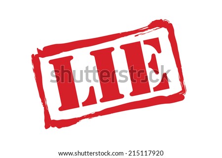 LIE Red Rubber Stamp Vector Over Stock Vector (Royalty Free) 215117920