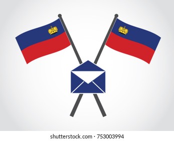 Liechtenstein Emblem Mail Service
