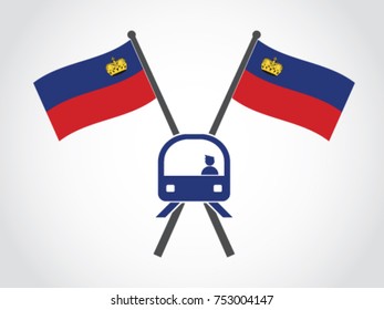 Liechtenstein Emblem Train