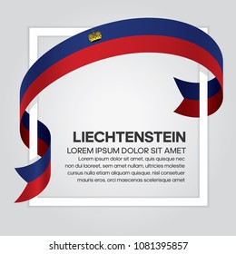 Liechtenstein flag background