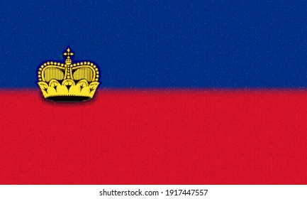 liechtenstein flag stock vector background