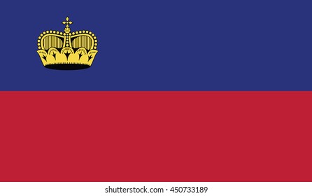 liechtenstein flag vector